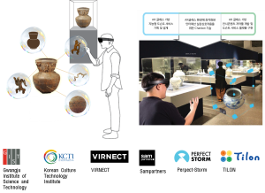 Developed intelligent UI/UX technology for AR glasses-based docent operation 이미지